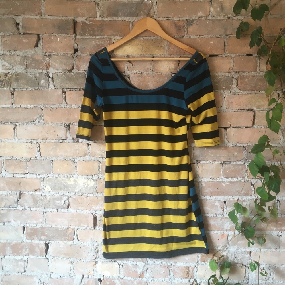 Bright Striped Dress